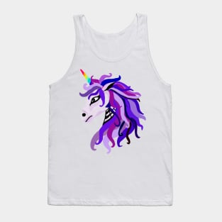 Purple Unicorn Tank Top